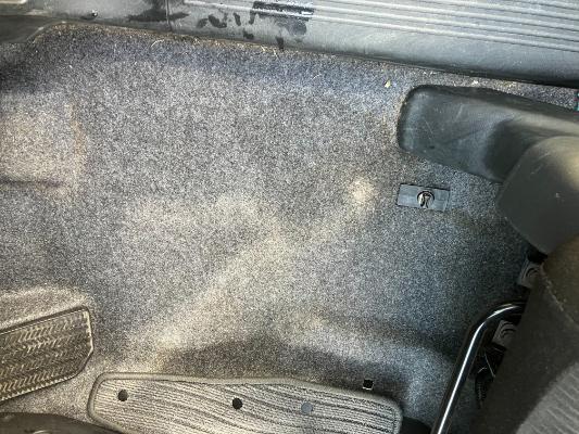 ジュースの跡清掃後