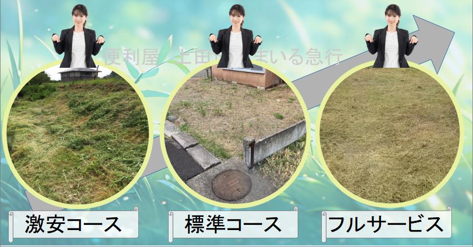 草刈りのコース